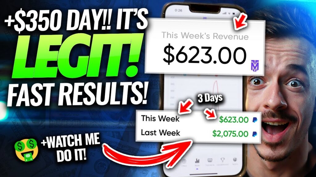 [I TESTED IT!] Get Paid +$350/HOUR Online Just By USING Your PHONE! (Perfect Method For Beginners)